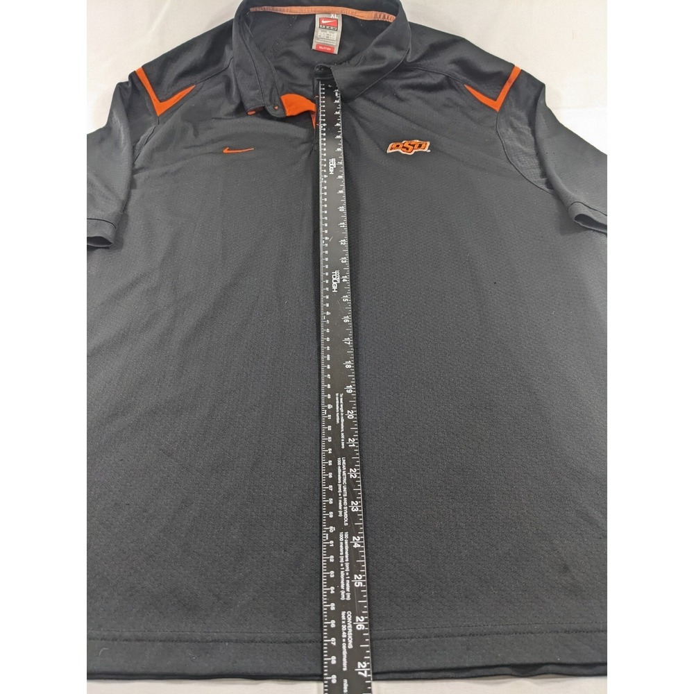 vintage 1990s Oklahoma State Cowboys OSU nike team sports polo shirt XL - Picture 5 of 7
